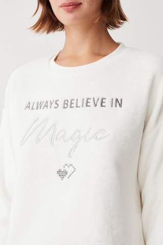 Parte de arriba de pijama - Blanco