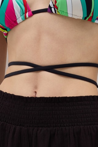 Short de tiro alto - Negro