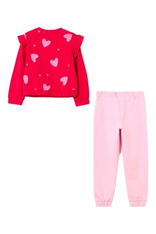 Sudadera y pantalón de chándal Minnie Disney - Rojo y rosa