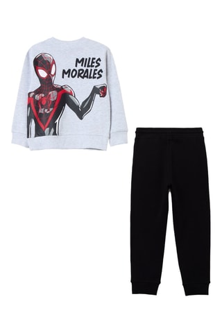 Chándal Spider-Man Los Vengadores Marvel - Gris claro jaspeado y negro