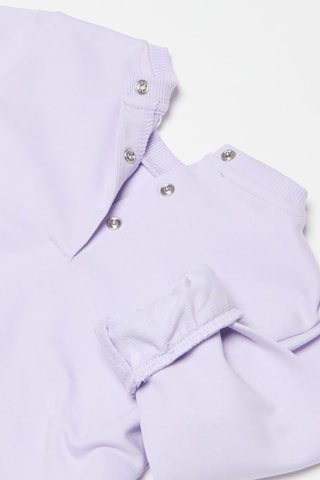 Sudadera y pantalón - Violeta claro y azul marino