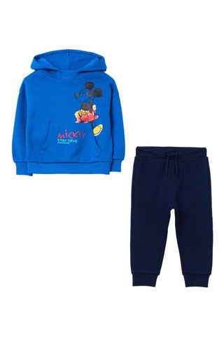 Sudadera con capucha y pantalón de chándal Mickey Disney - Azul