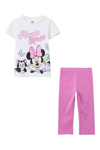 Camiseta y leggings Minnie Disney - Violeta