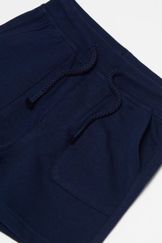 Camiseta y short - Blanco y azul marino