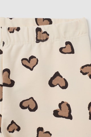 Camiseta Minnie Disney y pantalón de algodón orgánico - Crudo