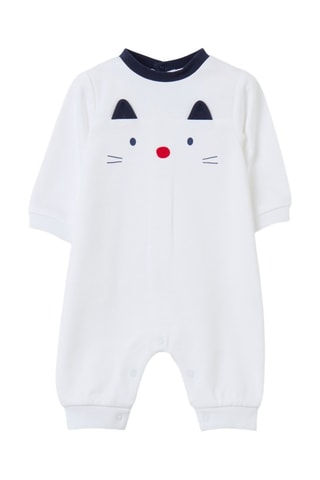 Mono de algodón orgánico - Blanco