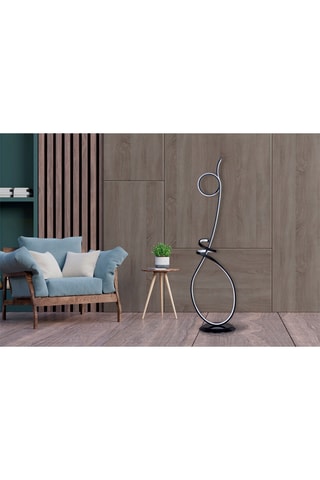 Lámpara de pie LED Catena - Negro - 8-10 W/m