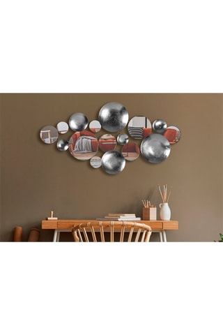 Décoration murale Lumos - 116 x 60 cm - Argenté