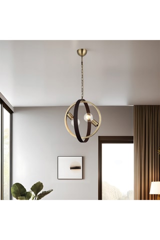 Lámpara de techo Tado - Dorado - 2 x 40 W