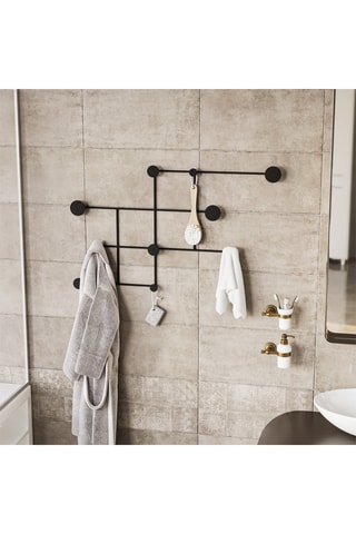 Porte-manteau -  Noir - 112 x 64 x 10 cm