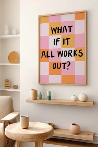 Tableau en bois - 33 x 48 cm