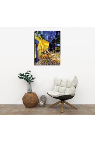 Tableau "Terrasse du café le soir" - Vincent van Gogh - 30 x 40 cm