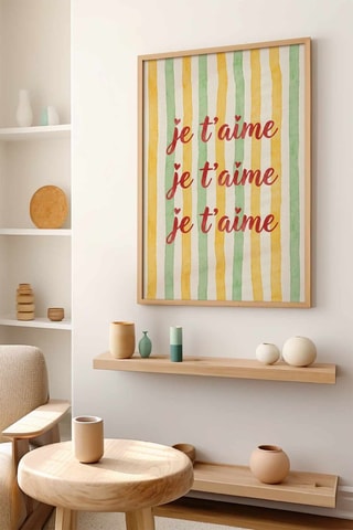 Tableau en bois - 33 x 48 cm