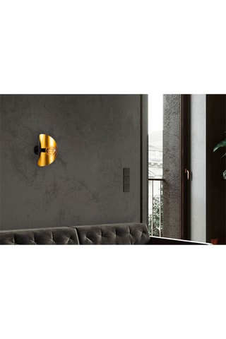 Applique murale - Doré - 100 W