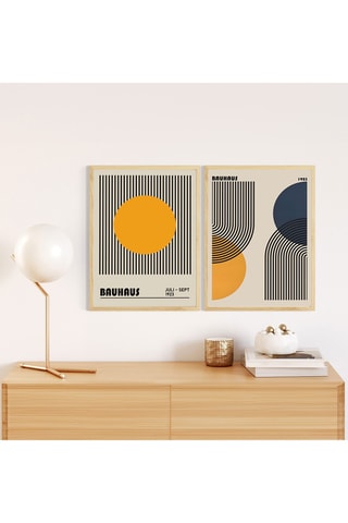 2 tableaux de Bauhaus - 20 x 30 cm - Reproduction