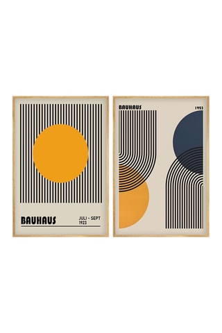 2 tableaux de Bauhaus - 20 x 30 cm - Reproduction