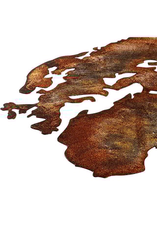 Décoration murale World Map - 150 x 59 cm - Cuivré