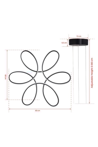 Lámpara de techo LED Berenices - Negro - 40 W