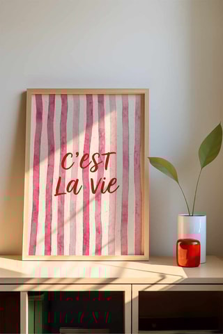 Tableau en bois massif - 33 x 48 cm