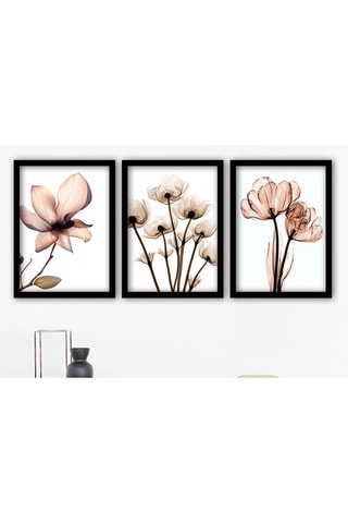 3 tableaux - 35 x 45 cm