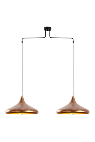 Suspension Barek - Doré - 2 x 40 W