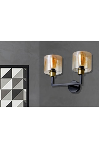 Applique murale - Noir - 60 W