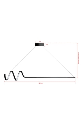 Lámpara de techo LED - Negro - 24-36 W