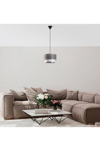 Suspension Cake - Gris et argenté - 40 W