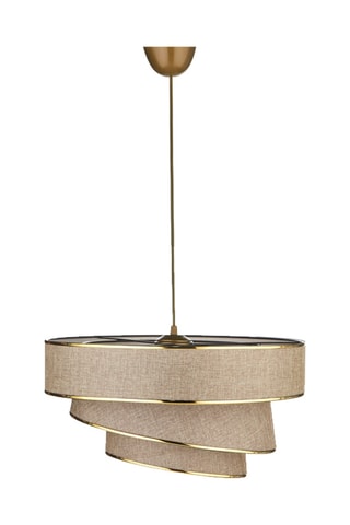 Suspension - Taupe et doré  - 40 W