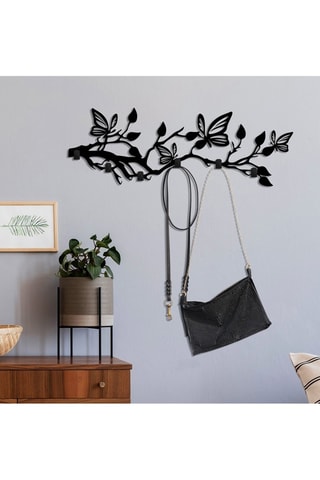 Perchero mural Butterfly World - 60 x 24 x 2 cm