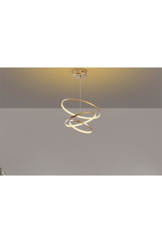 Lámpara de techo LED - Dorado - 28 W