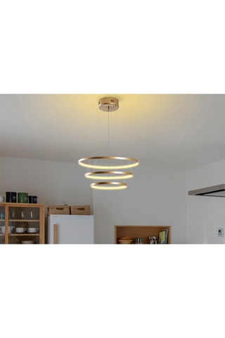 Lámpara de techo LED - Dorado - 28 W