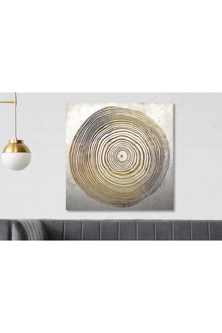 Peinture décorative sur toile Séverine2 - 70 x 70 cm