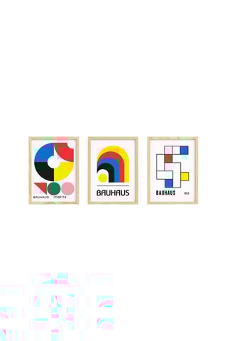 3 tableaux en bois massif - 40 x 60 cm