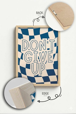 Tableau en bois massif - 33 x 48 cm