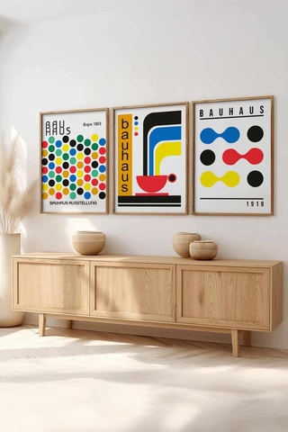 3 tableaux en bois massif -  30 x 40 cm