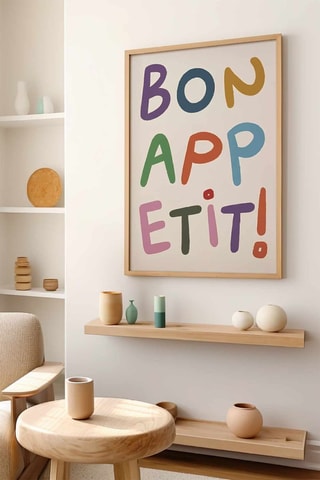 Tableau en bois massif - 33 x 48 cm