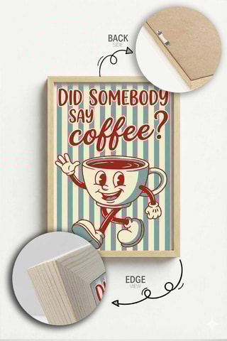 Tableau en bois - 33 x 48 cm