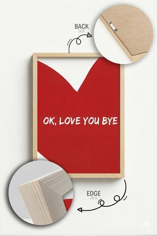 Tableau en bois - 33 x 48 cm