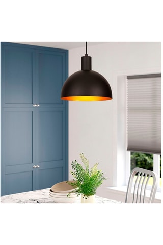 Suspension Sivani - Noir et doré - 100 W