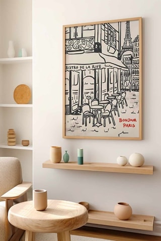 Tableau en bois - 33 x 48 cm