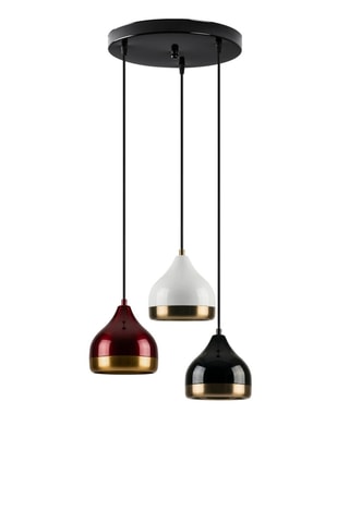 Lámpara de techo - Multicolor - 3 x 40 W