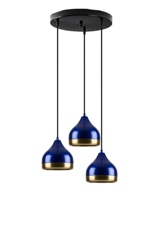 Lámpara de techo - Azul marino - 3 x 40 W