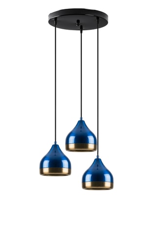 Lámpara de techo - Azul rey - 3 x 40 W