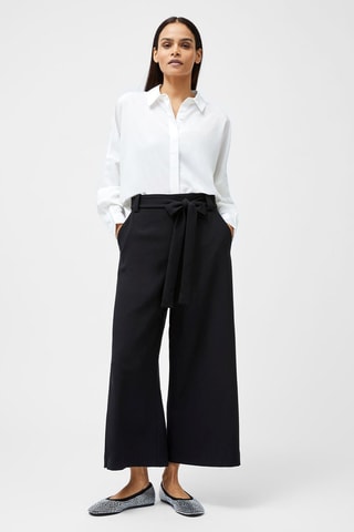 Pantalon wide legs Whisper - Noir