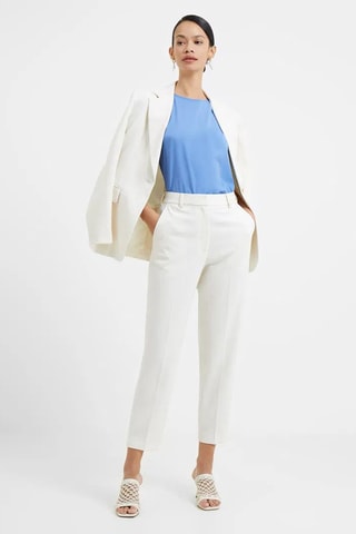 Pantalon carotte taille haute 7/8 Whisper - Blanc