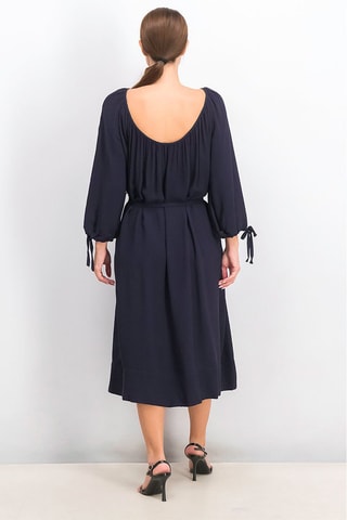 Robe midi Ezmiya - Bleu marine