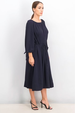 Robe midi Ezmiya - Bleu marine