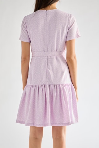 Robe portefeuille Mono - Mauve