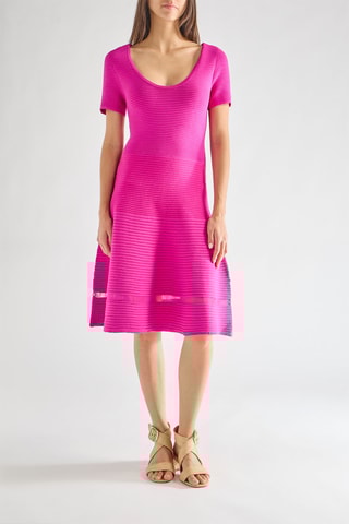 Robe patineuse Voletta - Fuchsia